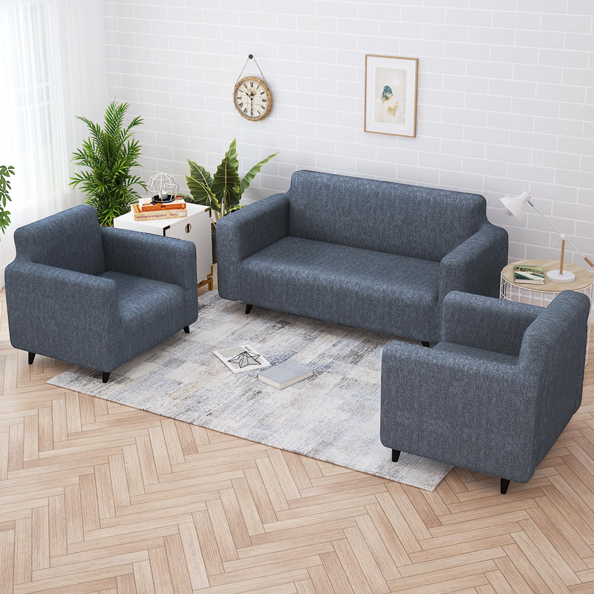 5 Seater Sofa Cover - Stretchable & Stylish -10