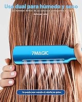 Vista 3 de Plancha plana Nano Titanium de 1.7 pulgadas de ancho para todo el cabello, alisadora con 5 temperaturas y doble voltaje