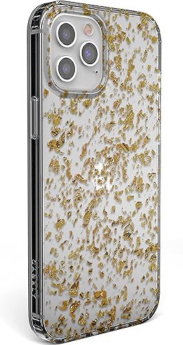 Miniatura 2 de Casely Funda para iPhone 11 Pro Max Morning Sparkle Rosa y dorado con escamas transparente Diseño clásico ultra delgado