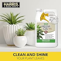 Vista 6 de HARRIS Aerosol de aceite de neem para plantas, prensado en frío listo para usar, 128 onzas