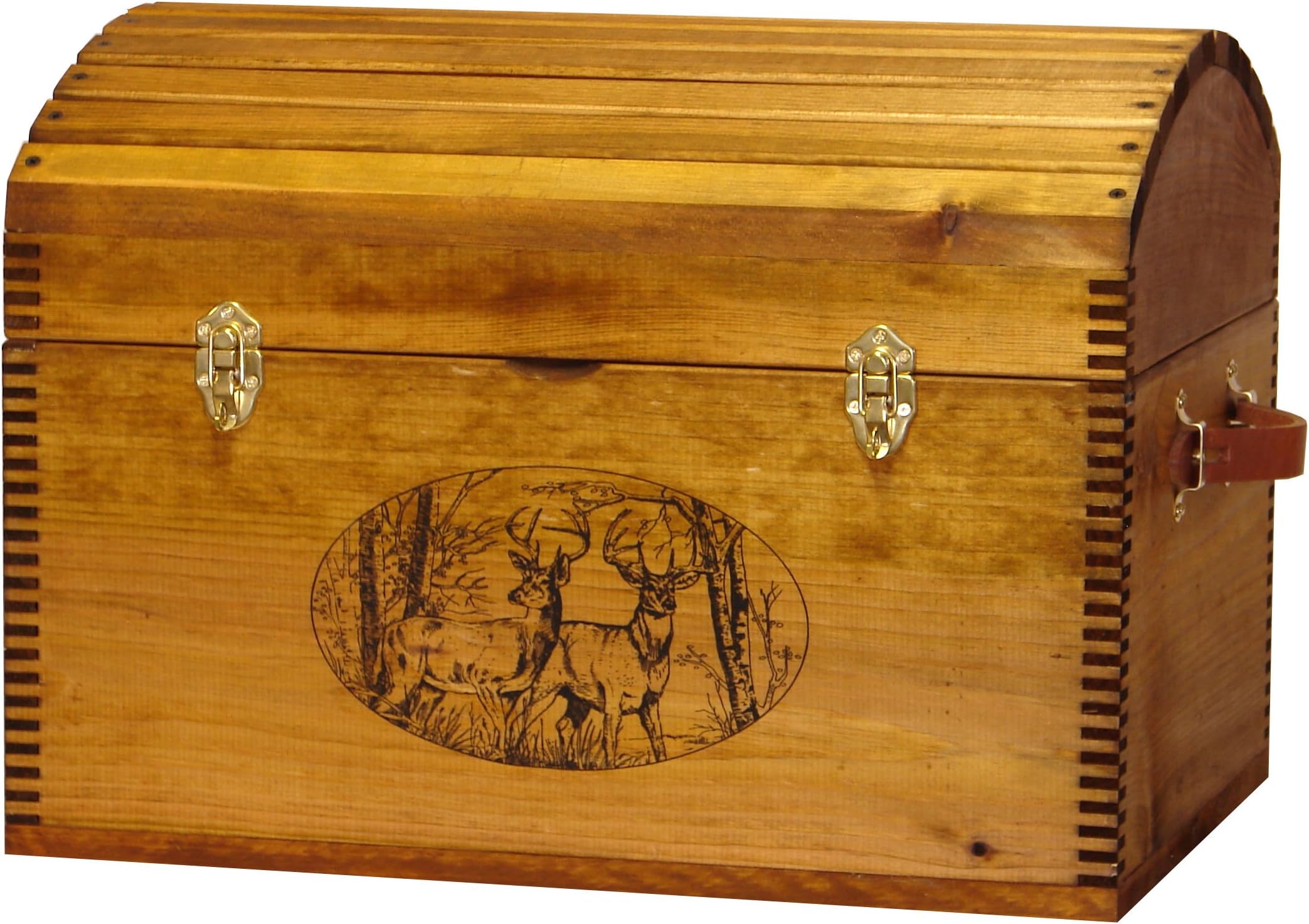 Camel Back Trunk, Oval Bucks