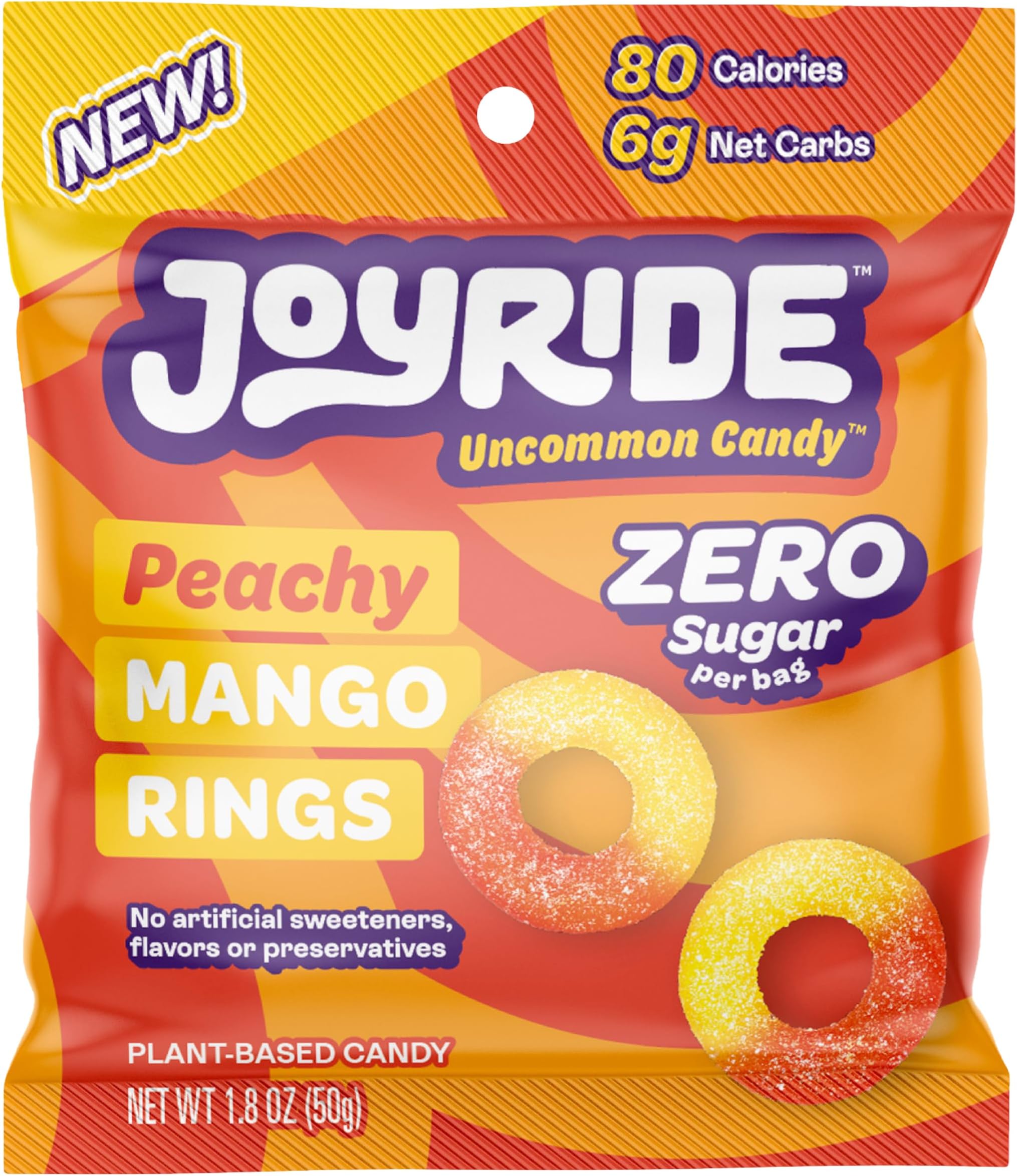 Zero Sugar Peach Mango Rings