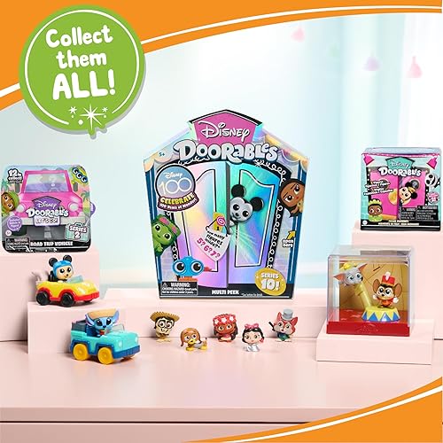 Miniatura 5 de Disney Doorables Paquete de coleccionista de películas Goofy, figuras coleccionables de bolsas ciegas, juguetes para niños con licencia oficial para