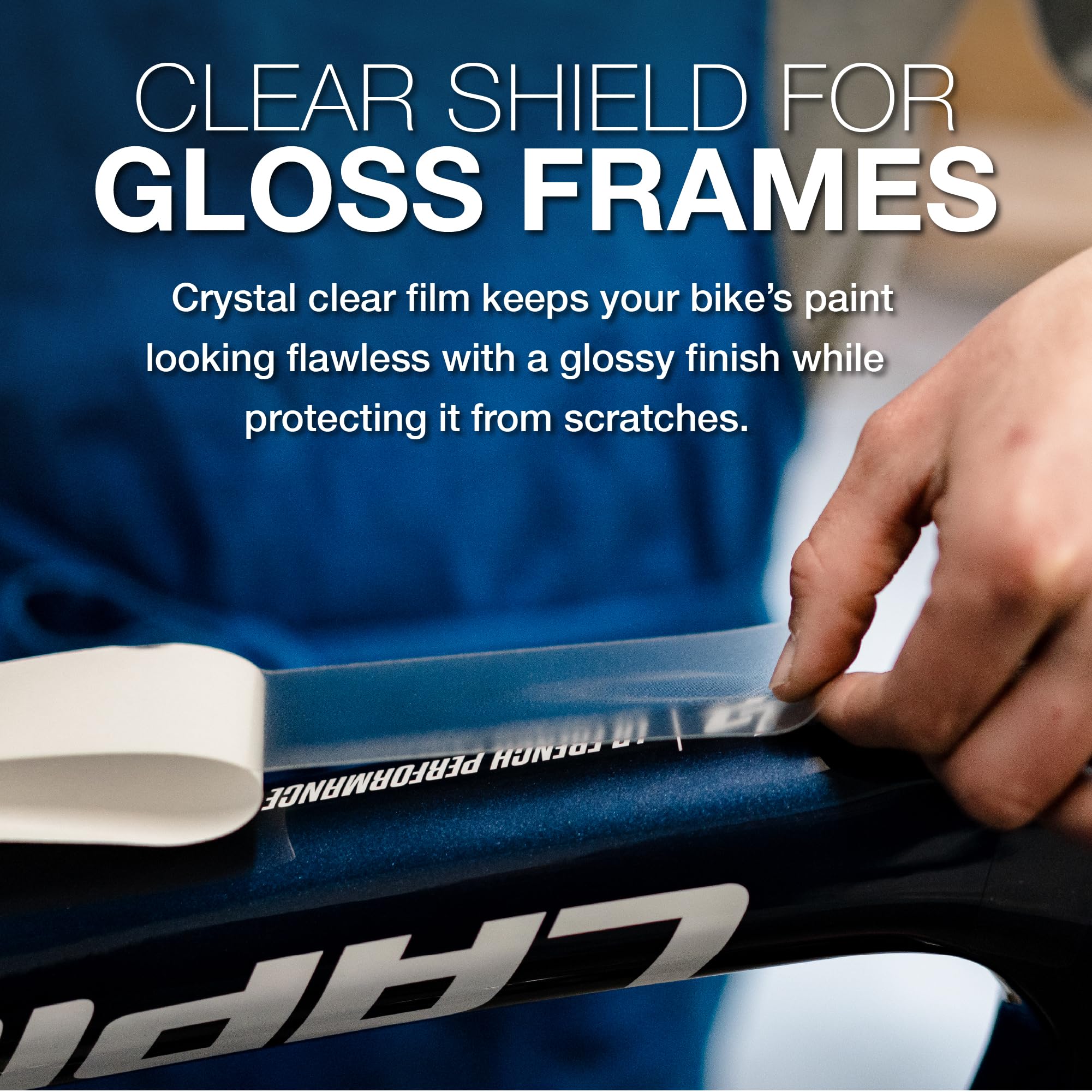 Visiter la boutique ZEFAL ZEFAL Skin Armor Roll 3m - Protection Cadre VTT et Vélo - Film Protection Velo Transparent Autocollant - Fabriqué en France, Incolore - Finition Brillant in use