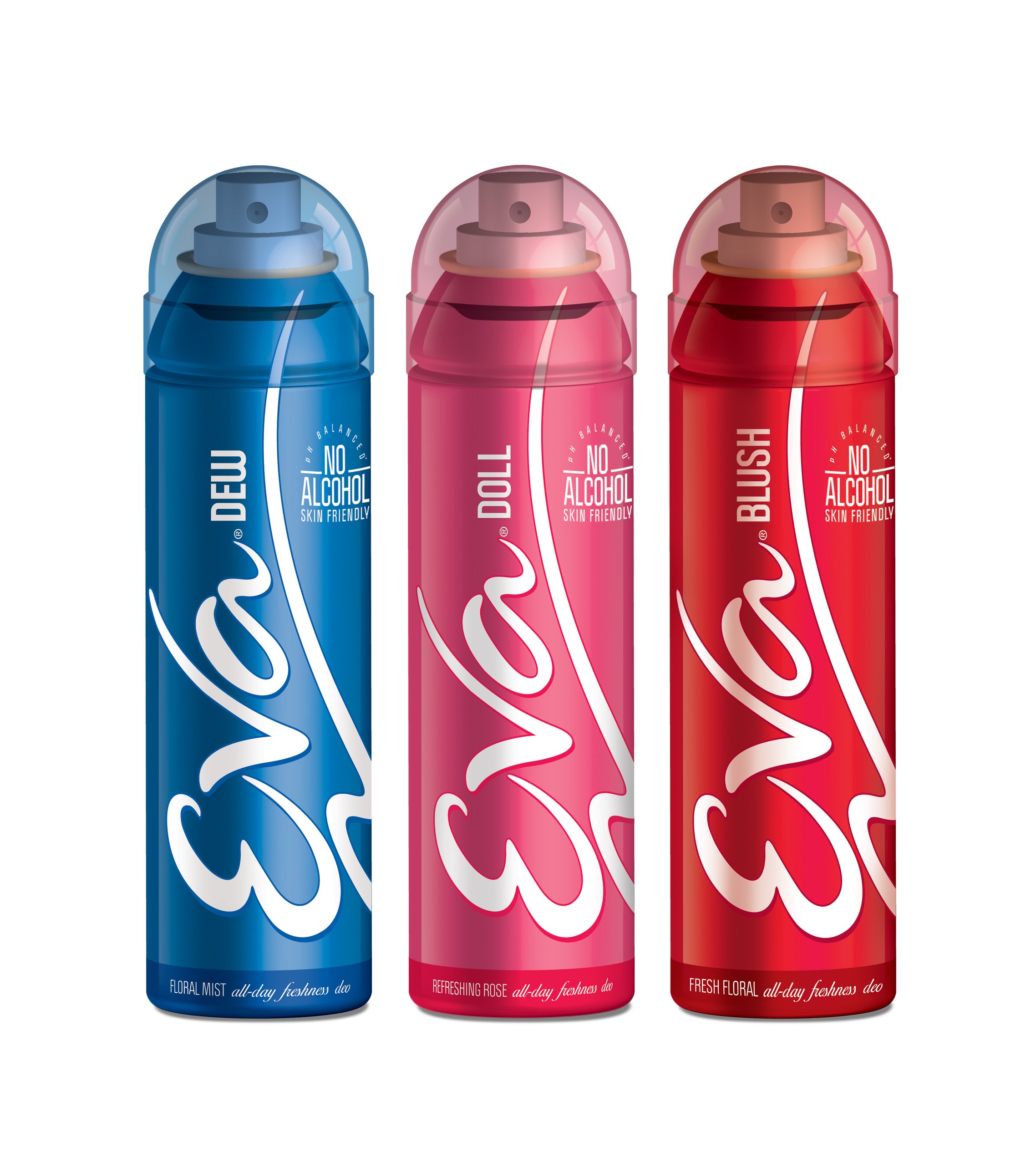 Eva Deodorants 125ml Doll, Blush and Dew Combo 3-picture-20