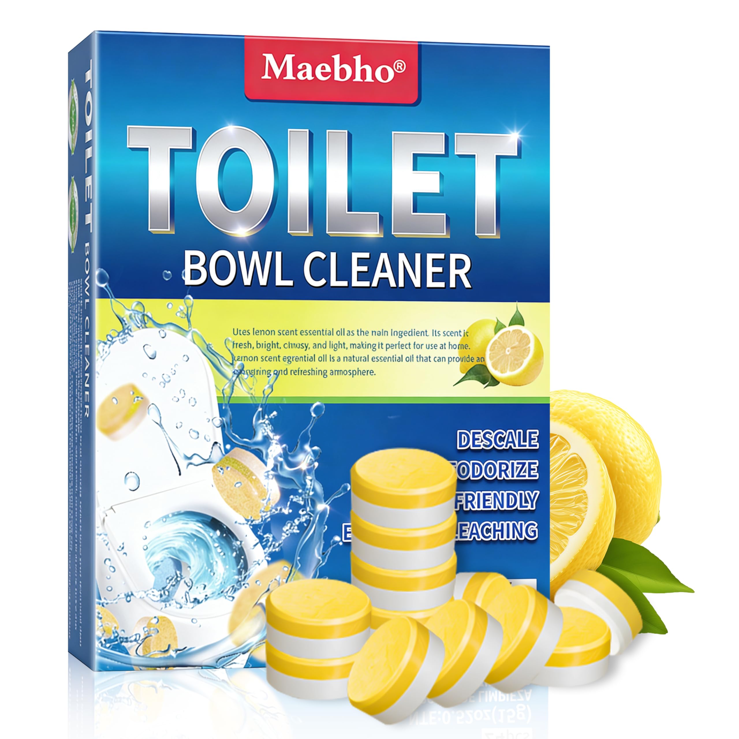 Photo 1 of Maebho Toilet Bowl Cleaner Tablets - 24 Pack