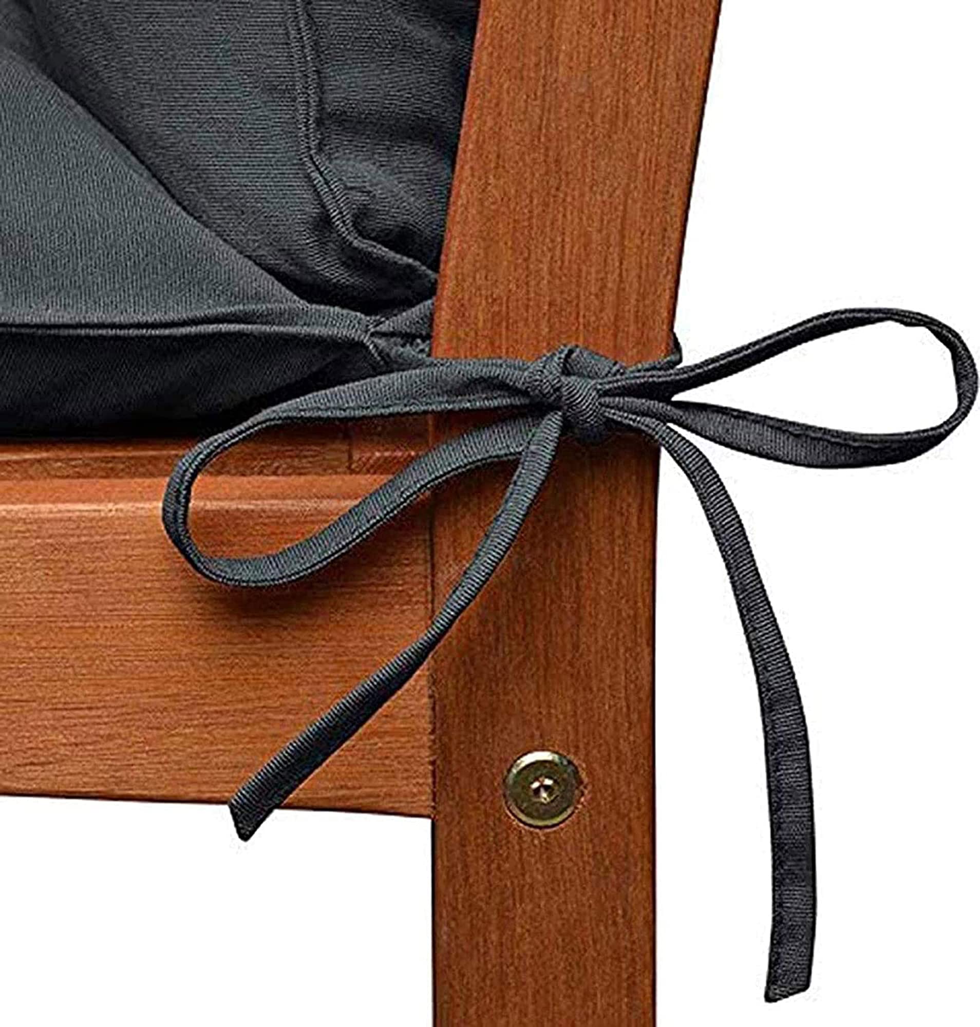 Lovemorebuy Cuscino Rettangolare Per Panca – Spessore 8 Cm, Morbido E Traspirante In Velluto, Per Sedie A Dondolo, Giardino E Interni – Antiscivolo Con Laccio