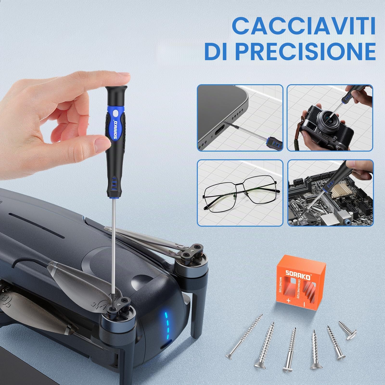 SORAKO Set di cacciaviti da 40 pezzi
