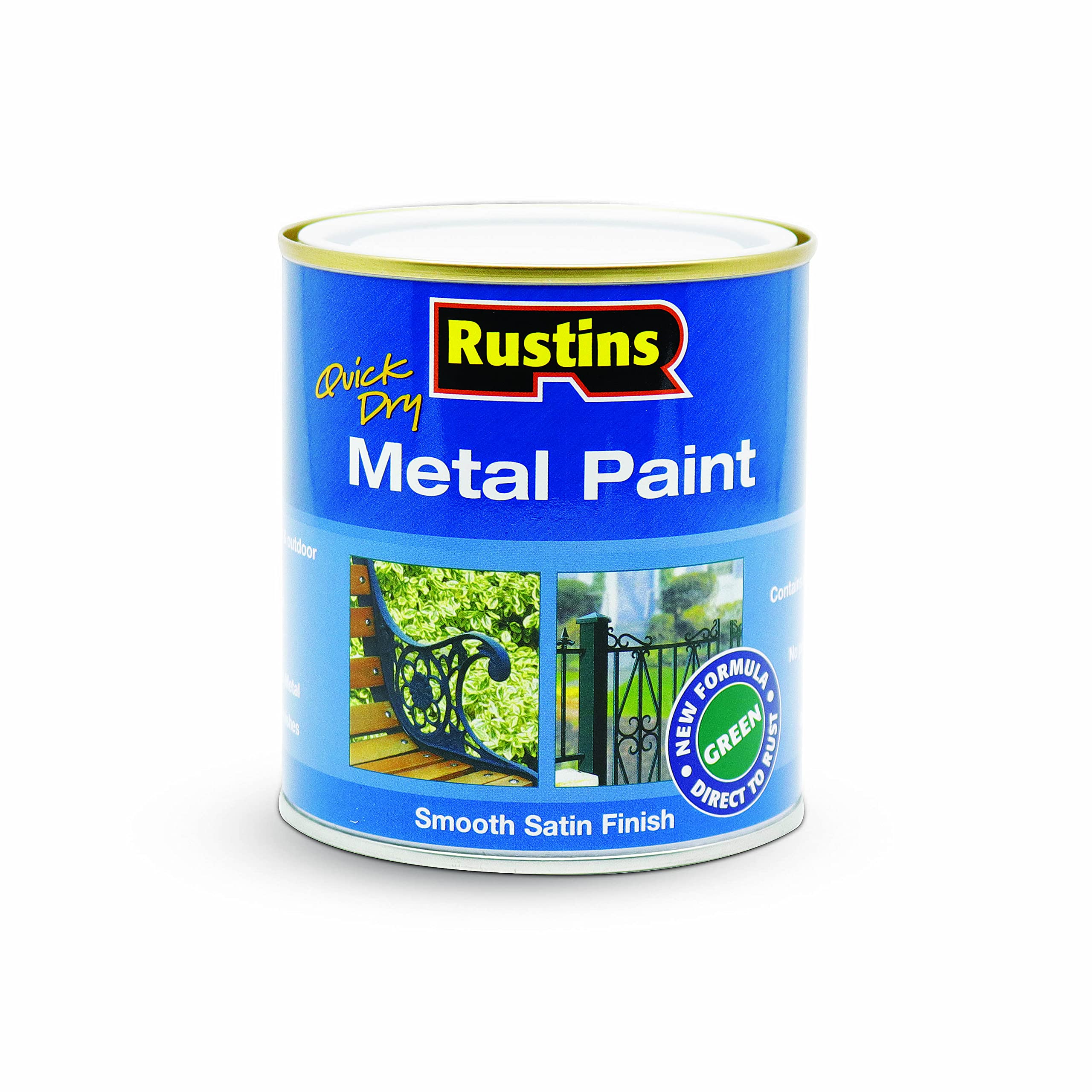 Rustins Green Metal Paint, 500 Ml (Pack Of 1)