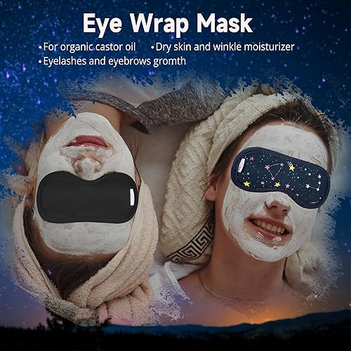 Miniatura 3 de Leekalos Paquete de aceite de ricino para ojos, paquete de aceite de ricino orgánico reutilizable, paquete de aceite de ricino para pestañas