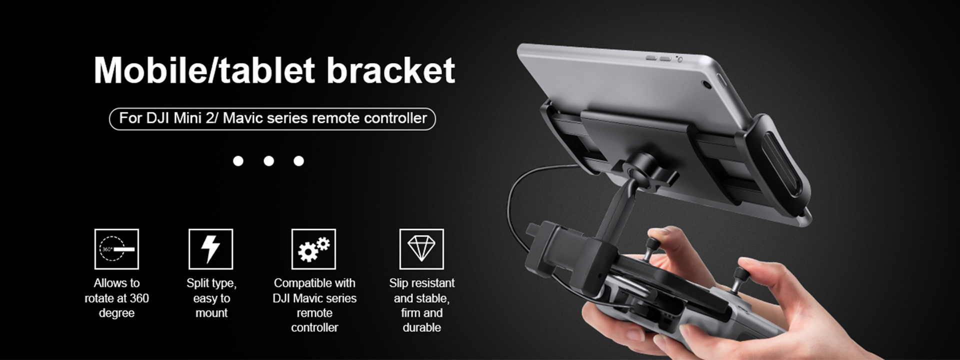 Dji Controller Drone RC Smartphone Tablet Holder For DJI Mavic