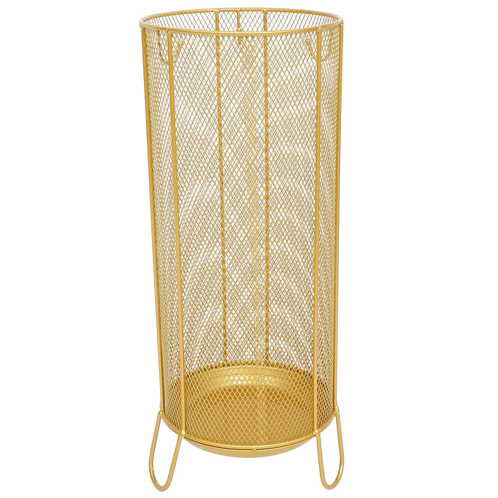 LIFKOME Portaombrelli per Canne Bastoni da Passeggio Ombrelli Portaombrelli in Metallo per La Decorazione 'home Office Free Stand Nero 54X21. 5X21. 5 Cm