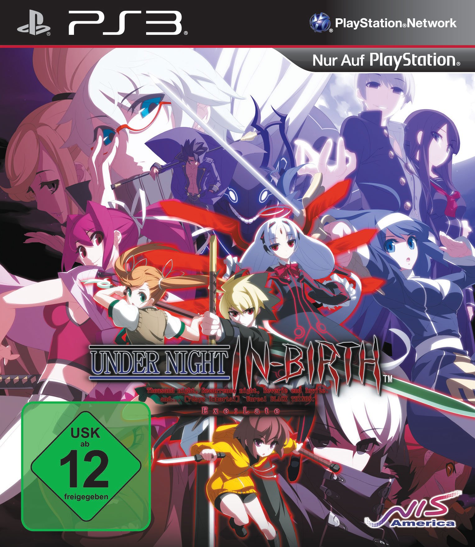 Under Night In-Birth EXE: Late /PS3 (German Box - English in game)