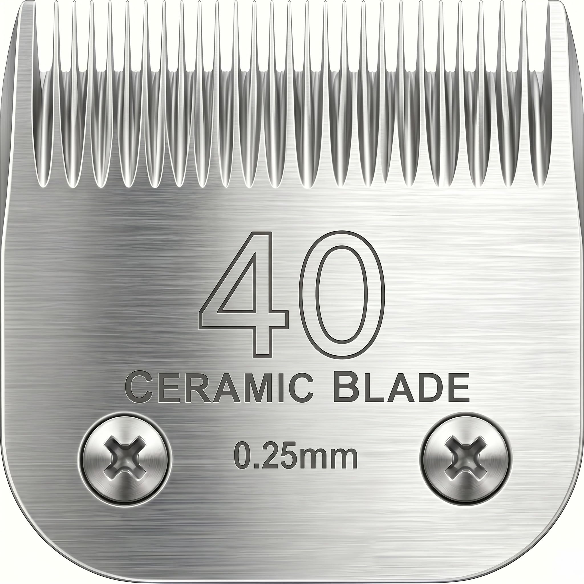 40# Ceramic Blade 0.25mm (1/100") Detachable Pet Dog Clipper Blade