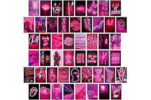 50 Piece Wall Collage Kit: Aesthetic Pictures for Unforgettable Wall Decor