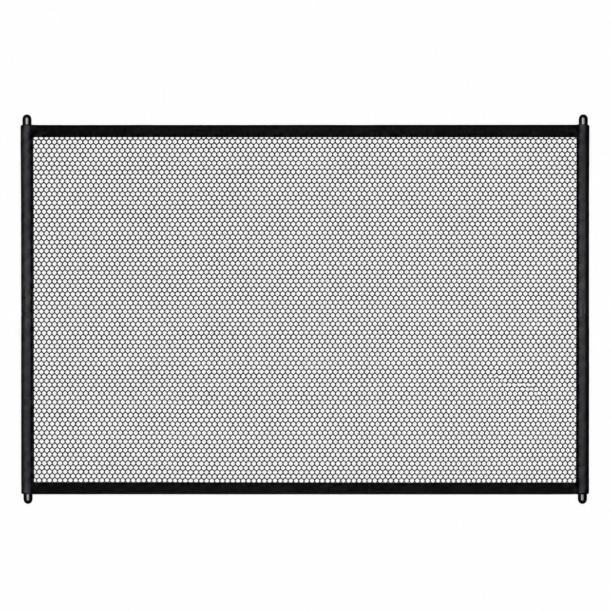 Dog Gate,Retractable Pet Mesh Gates Indoor Extendable No Drilling with Hook