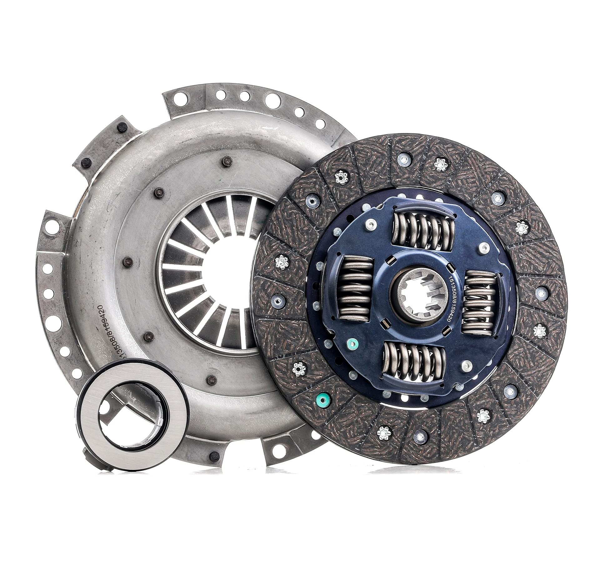 RIDEX 479C0173 Kit de embrague con cojinete de desembrague con plato de embrague Compatible con CHEVROLET SPARK M300