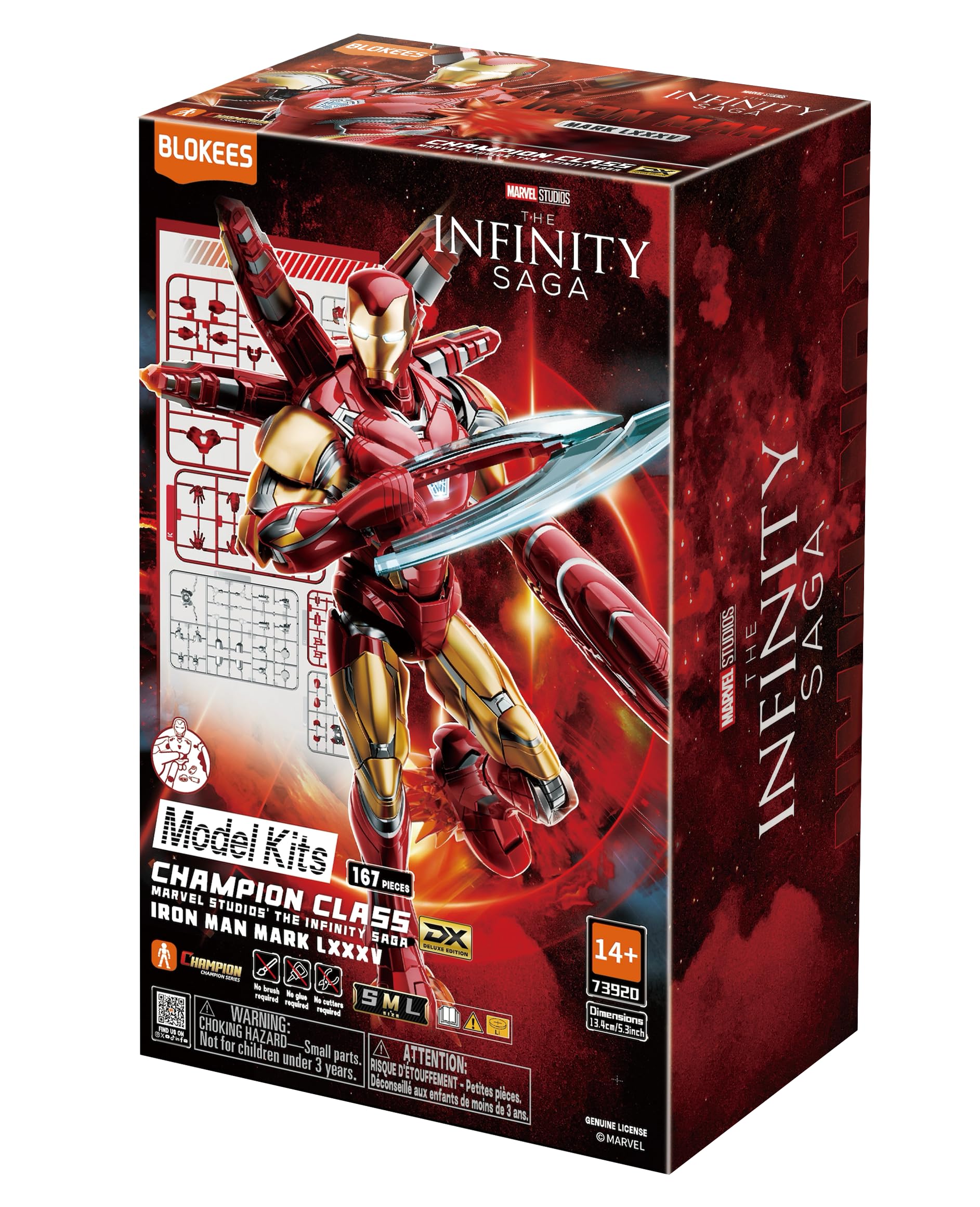 アメコミ blokees marvel Blokees Marvel Hero Galaxy Ver 6th Spider-man Blindboxes Assembly