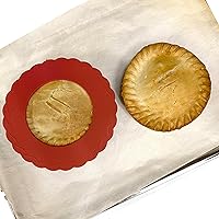 Vista 5 de Norpro Silicone Mini Pie Pan Shields, Set of 4, 6 inch, Red