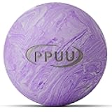 Massage Lacrosse Ball for Myofascial & Trigger Point Release, Muscle Knots, Yoga Therapy – Improves Joint Mobility & Relieves Pain – Shoulder, Back, Plantar Fascia, HIPS – 2.5-Inch Purple-02 Rubber