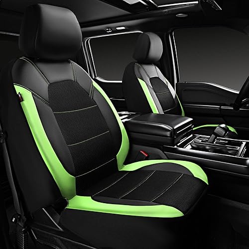 Miniatura 133 de CAR PASS Leather seat Covers,Automotive Universal Sport car seat Cover Super 5mm Composite Sponge Inside,Airbag Compatible fits Most SUVs, Camaleón