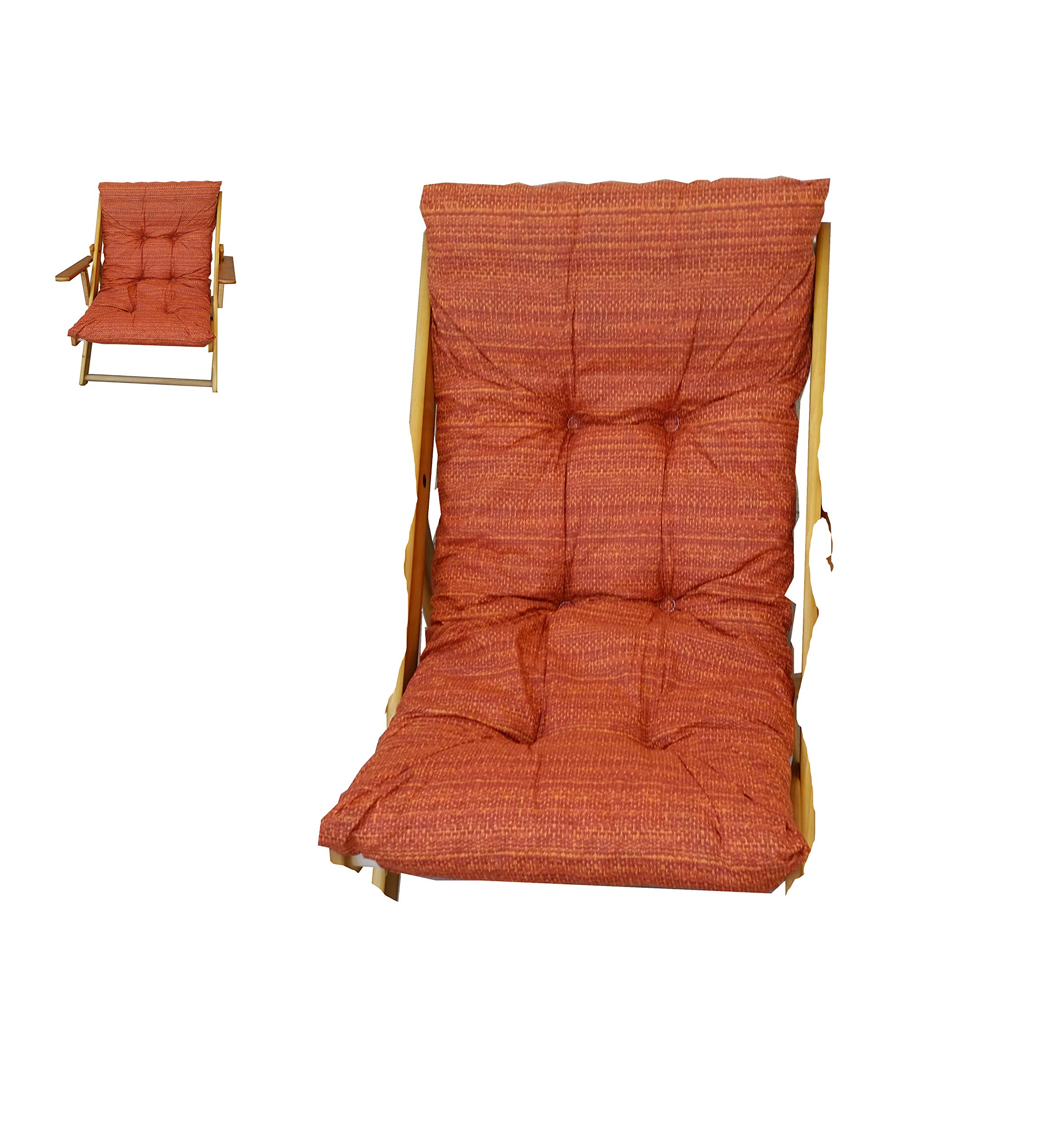 LIBEROSHOPPING.EU - LA Tua CASA in Un CLIK Cuscino Imbottito di Ricambio per Poltrona Sdraio Relax Tessuto ANTISTRAPPO