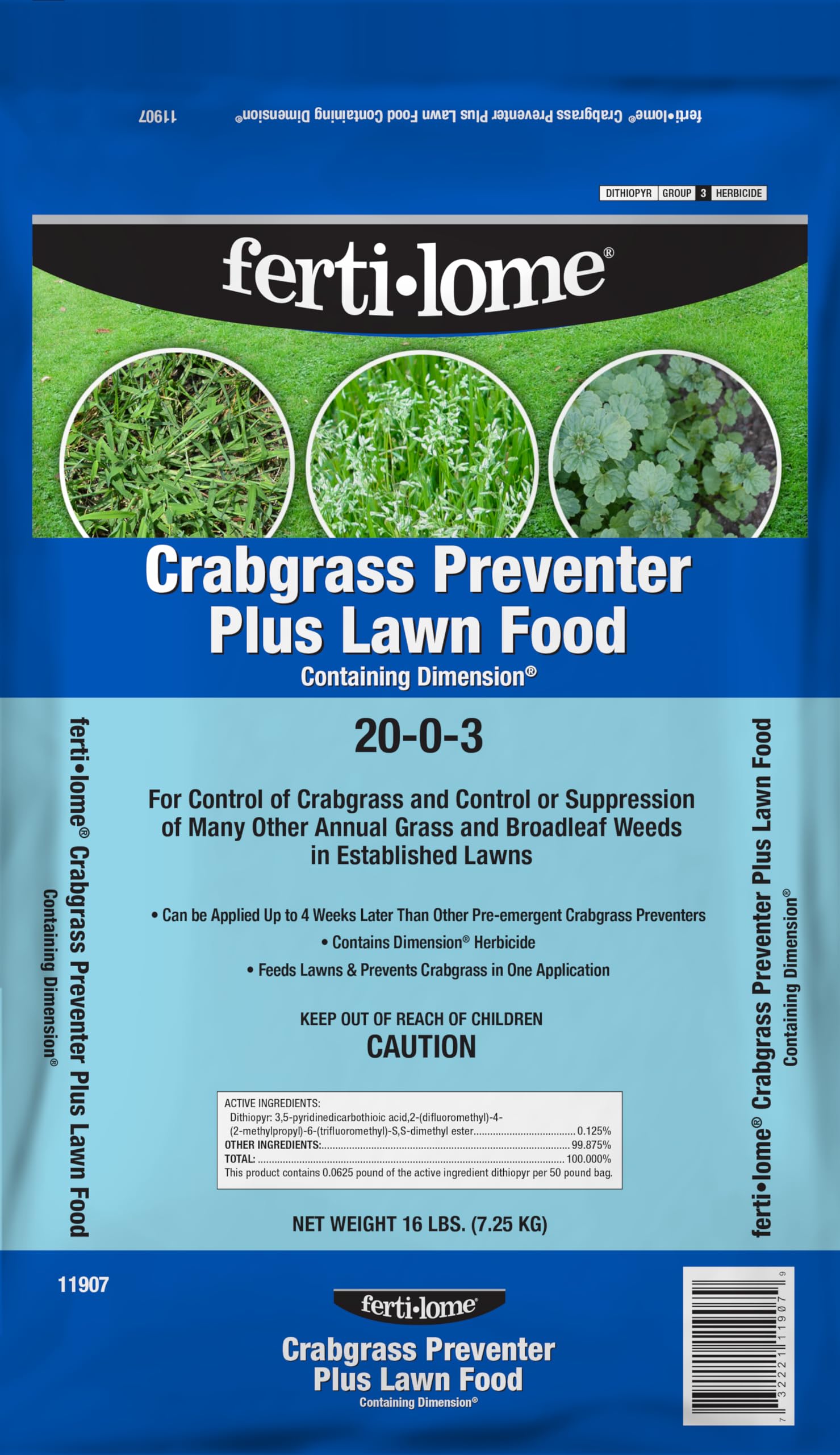 Fertilome Crabgrass Preventer Plus Lawn Food