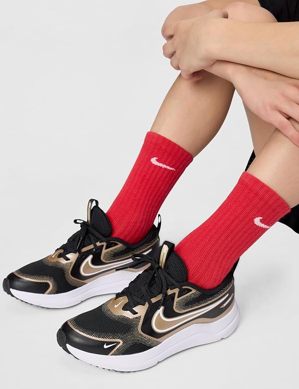 Nike Kid's Cosmic Runner SE, Black/White-Blur, 4.5Y by Nike - Used condition - Image 2