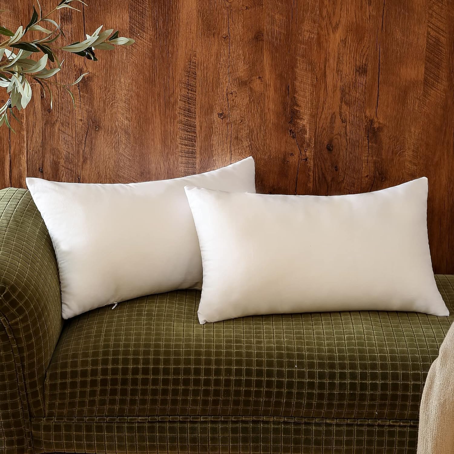 StylizShades Set of 2 Microfiber Pillow Cushion Filler/Insert (17x27 Inch | 43x69 cm)
