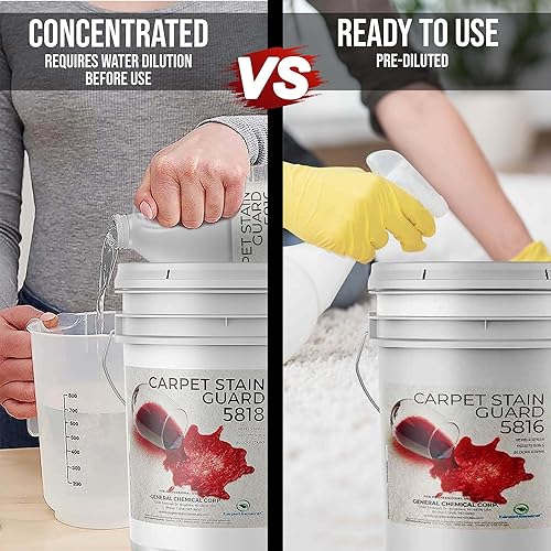 Miniatura 6 de General Chemical 5816 - Protector de tela segura para tapicería, alfombras, alfombras, cortinas y más, espray protector impermeable para uso en