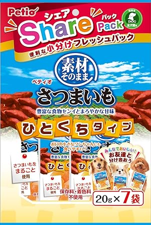 Amazon ペティオ Petio 犬用おやつ Sharepack 素材そのまま さつまいも ひとくちタイプ 野菜 140g g 7袋 ペティオ Petio ビスケット クッキー スナック 通販 Amazon ペティオ Petio 犬用おやつ Sharepack 素材そのまま さつまいも ひとくちタイプ 野菜 140g g 7袋 ペティオ Petio ビスケット クッキー スナック 通販