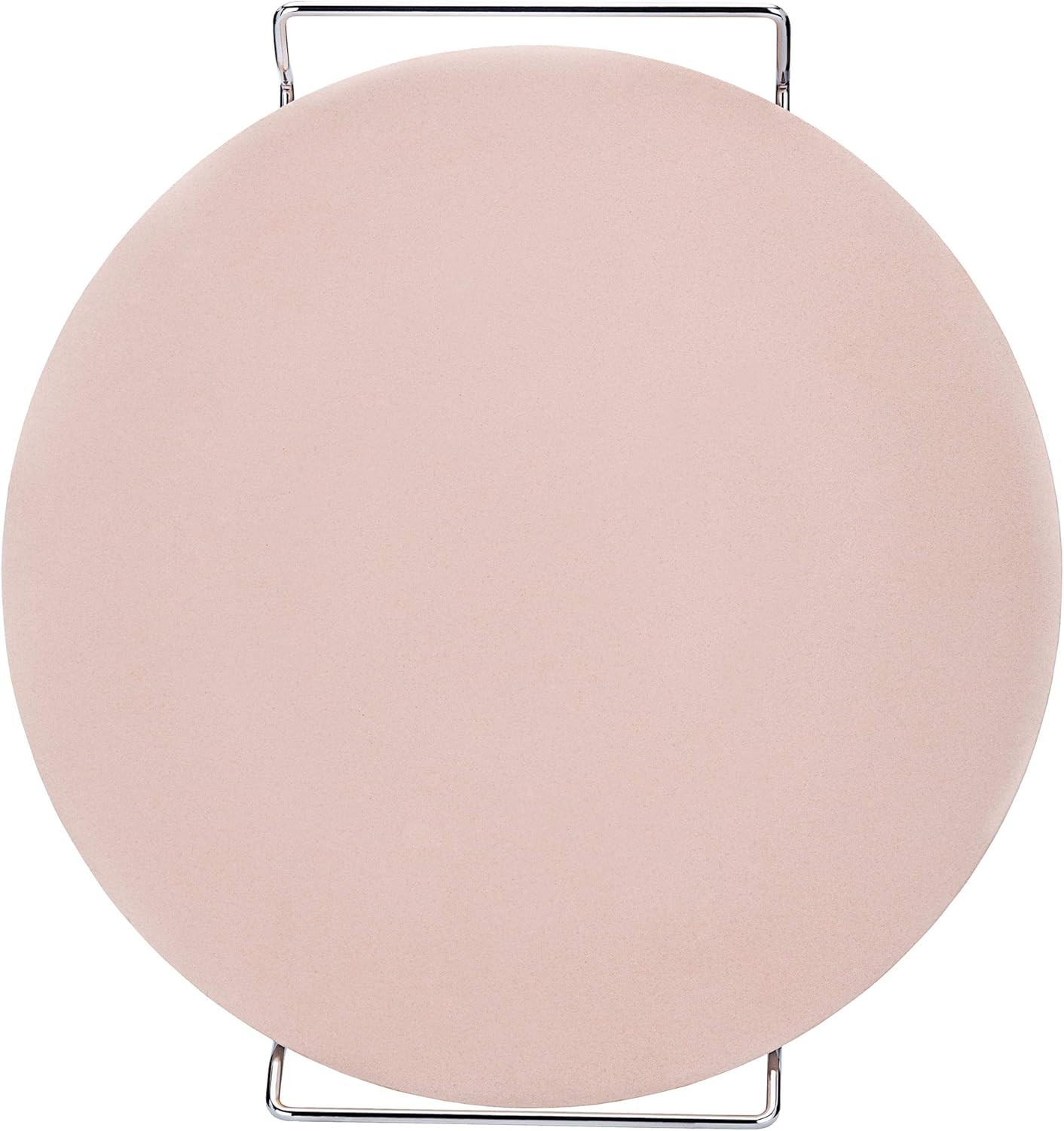 Smile Skp-1 Stone for Pizza, Bread, Rolls, Diameter 33 Cm, Shampoo Ceramics, Heat Distributing and Accumulating Pizza Cutter, Metal Stand