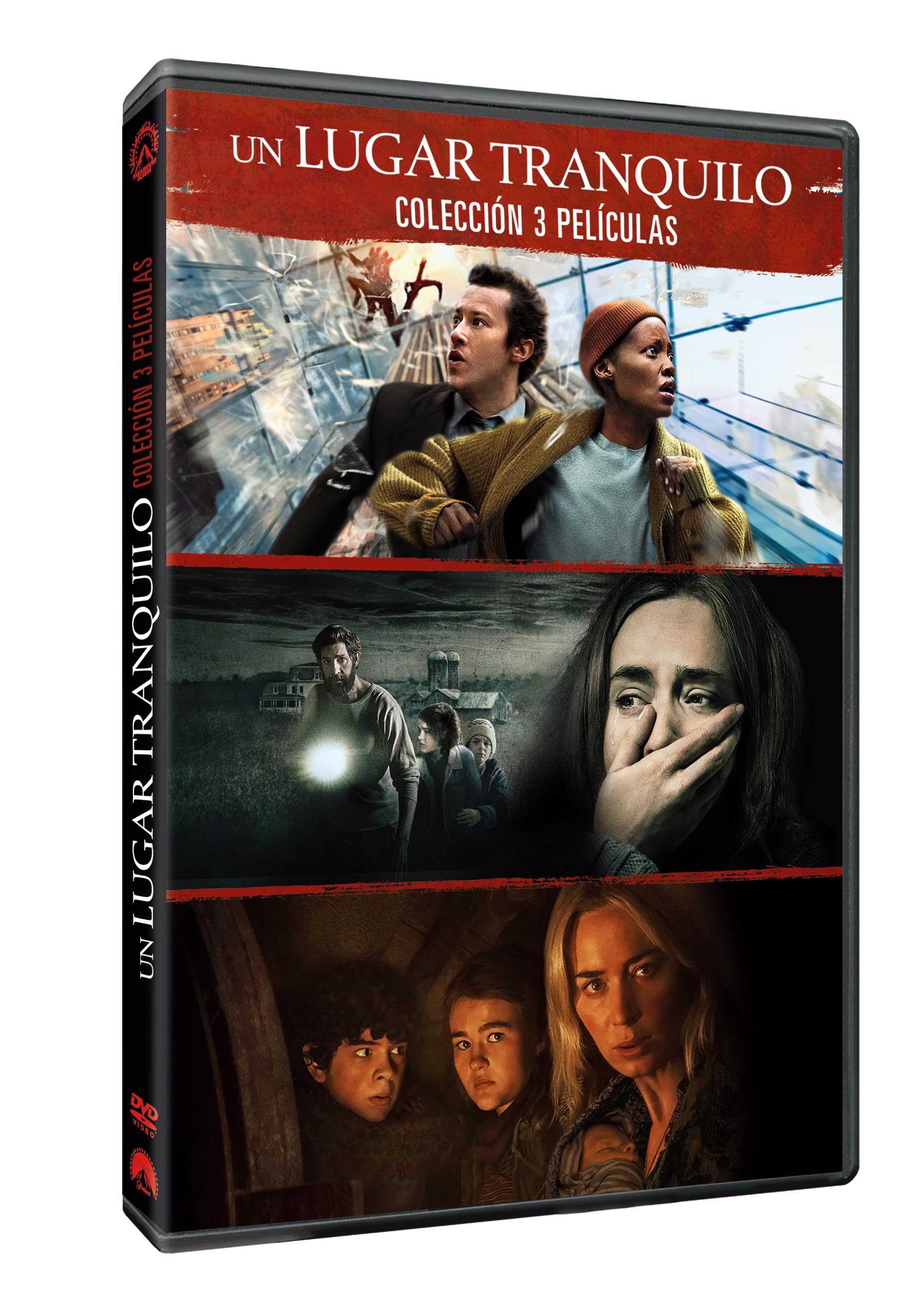 Trilogía Un Lugar Tranquilo Día 1 Pack DVD de Películas de Terror 1