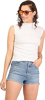 rravayki Womens Tank Top High Neck Cotton Top Stylish Women Top-picture-39