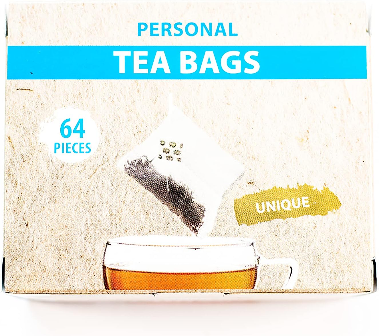 Personal Tea Bags - 64 Pieces - Premium Quality