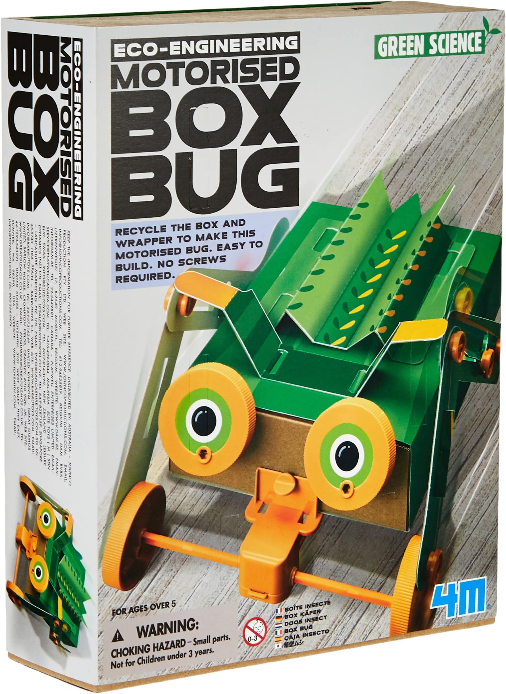 4M Box Bug Science Educational Toy, Green, 00-03388
