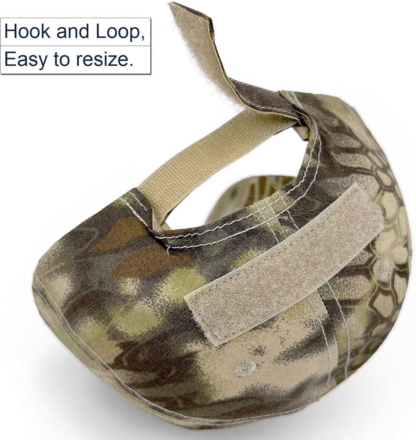 Loneshark Tactical Military Mens Camo Baseball Hat with American Flag Skull Patch Patriotic Operator Camouflage Cap for Women - Image 5