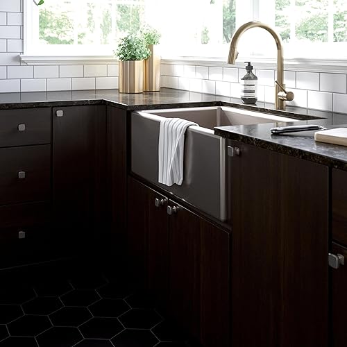 Miniatura 6 de Franklin Brass Parow P29542Z-FB-B1 - Perillas para gabinete, color negro mate, pomos para cajones de cocina, tiradores y pomos de puerta de armario