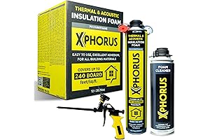 Sprayman Spray Foam Insulation Kit with Gun and Cleaner: Professional-Grade Closed-Cell Spray...
