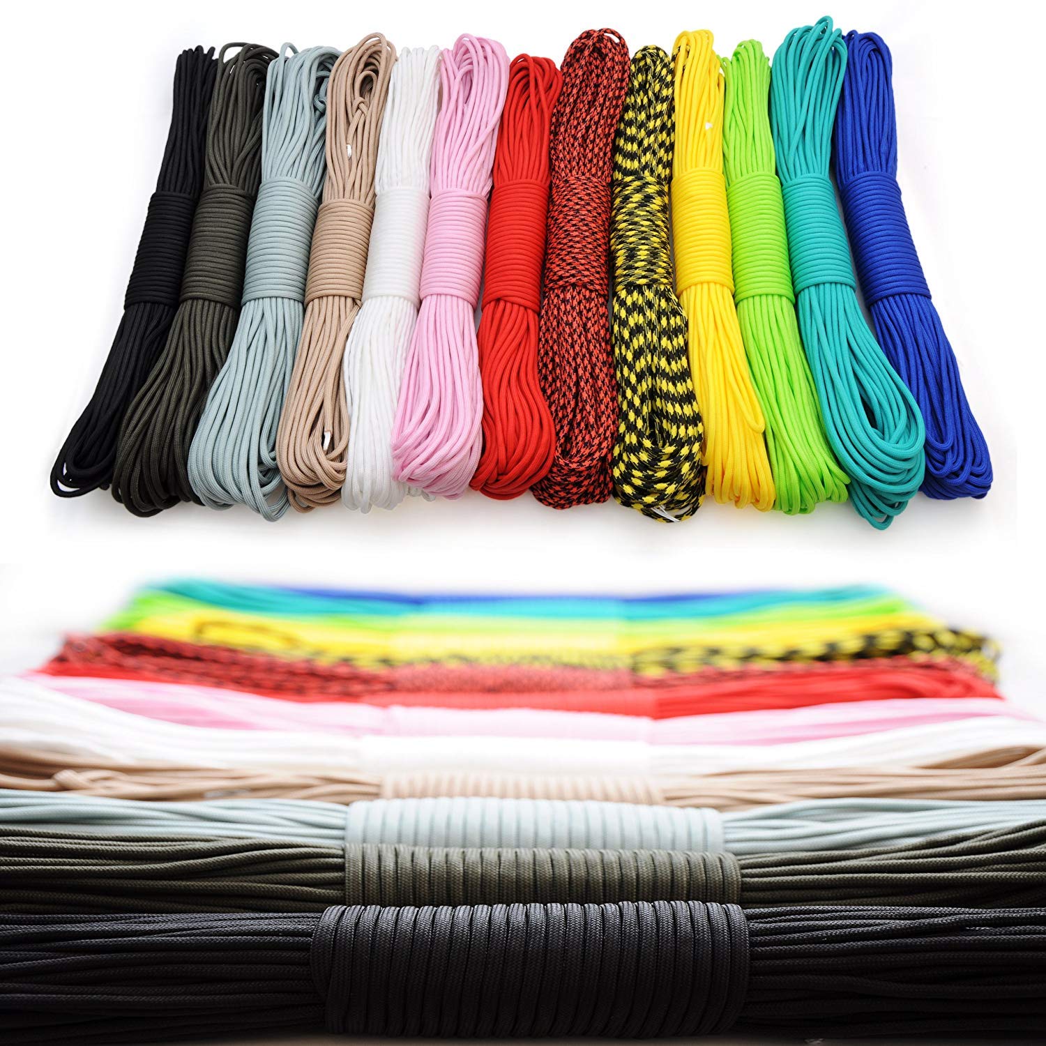 Paracord 550 Glitter - 30 Metri Corda Nylon Per Braccialetti E Sopravvivenza - Foto 13