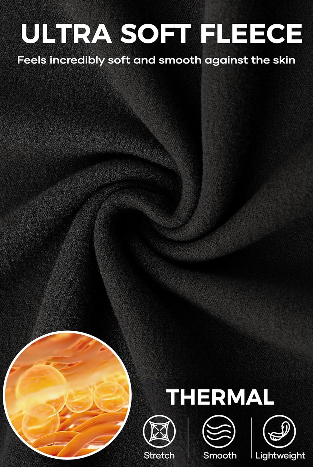 Mens Mock Turtleneck Shirts Thermal Fleece Stretchy Casual Long Sleeve Undershirt (S-XXL) - Image 5