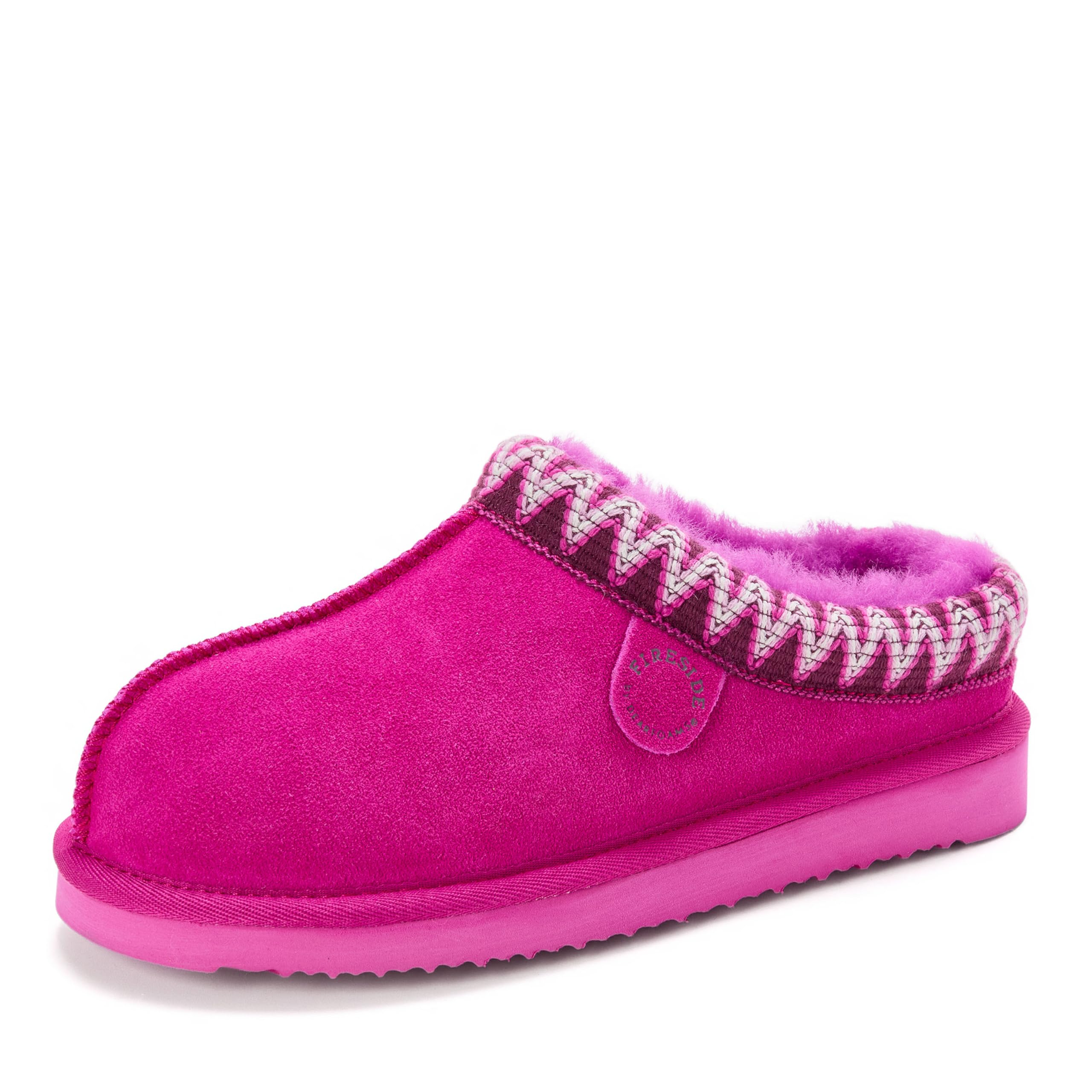 Fireside by Dearfoams Greta Genuine Shearling Clog Slippers