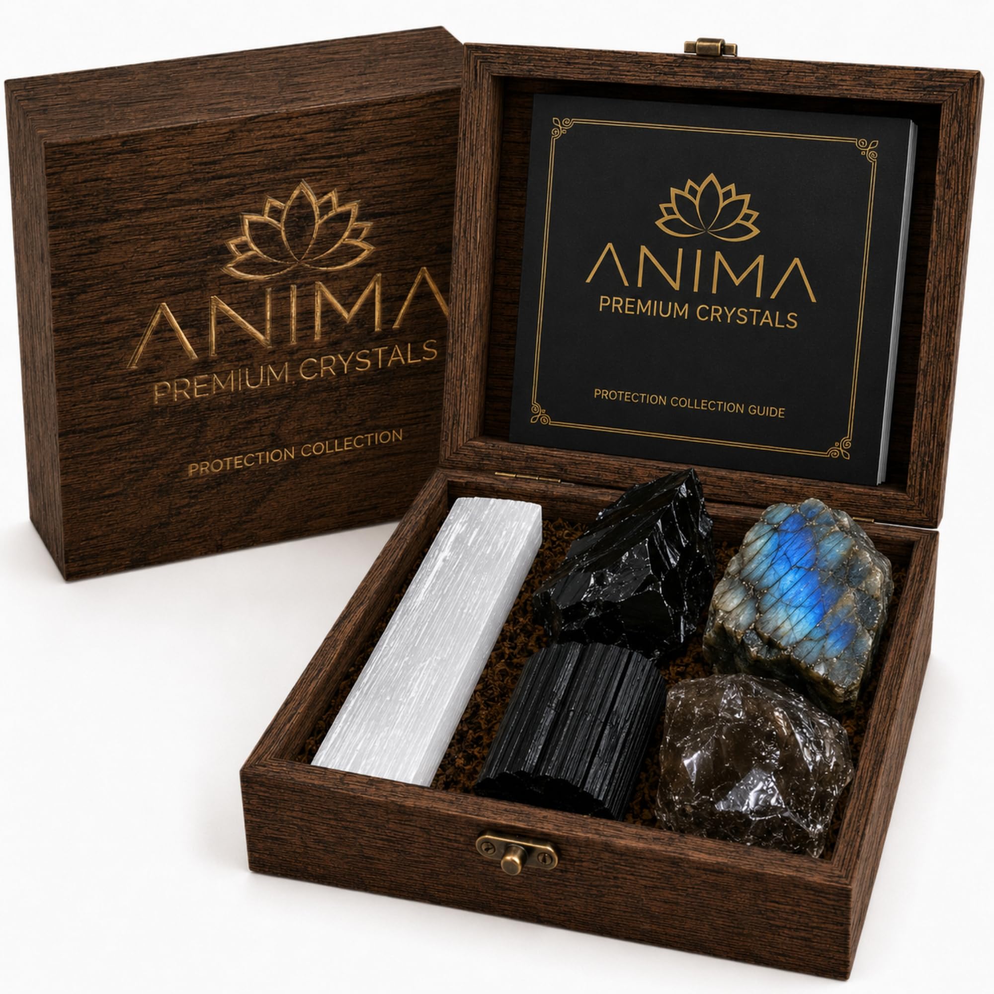 Amazon.com: Anima Premium Protection Healing Crystals Set for
