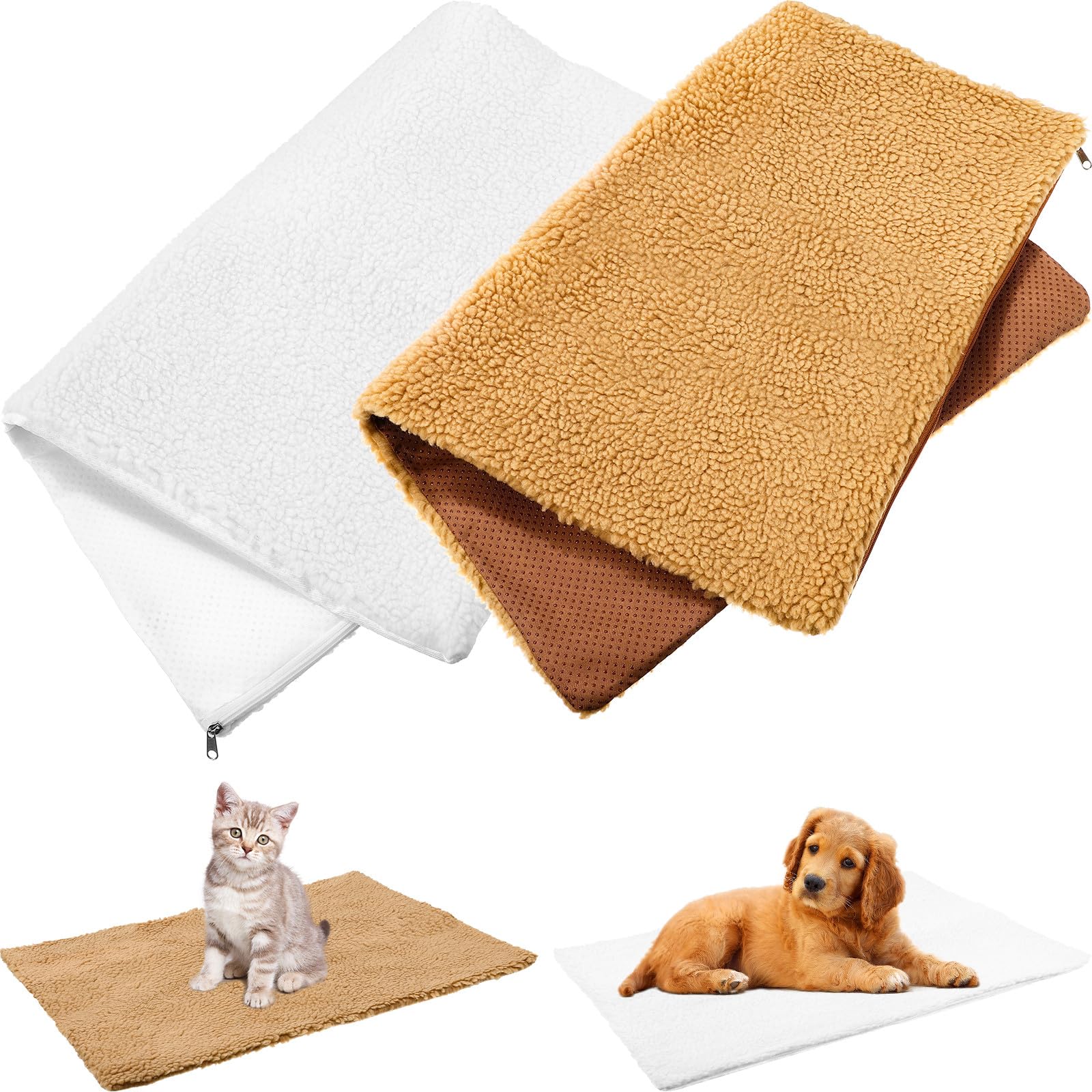 Couverture thermique pour animaux Beaupretty en tissu polaire, idéale pour les siestes d'hiver