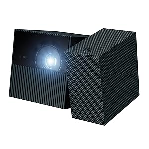 TCL PlayCube Proiettore DLP 1080P FHD, Proiettore Portatile GTV Certificato Netflix, 750 Lumen ISO, Supporto 4K, 3 ore di autonomia con batteria integrata da 66Wh, schermo fino a 150”