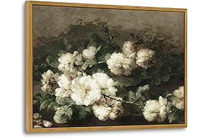 InSimSea Botanical Canvas Painting: Adorn Your Space with Vintage Charm