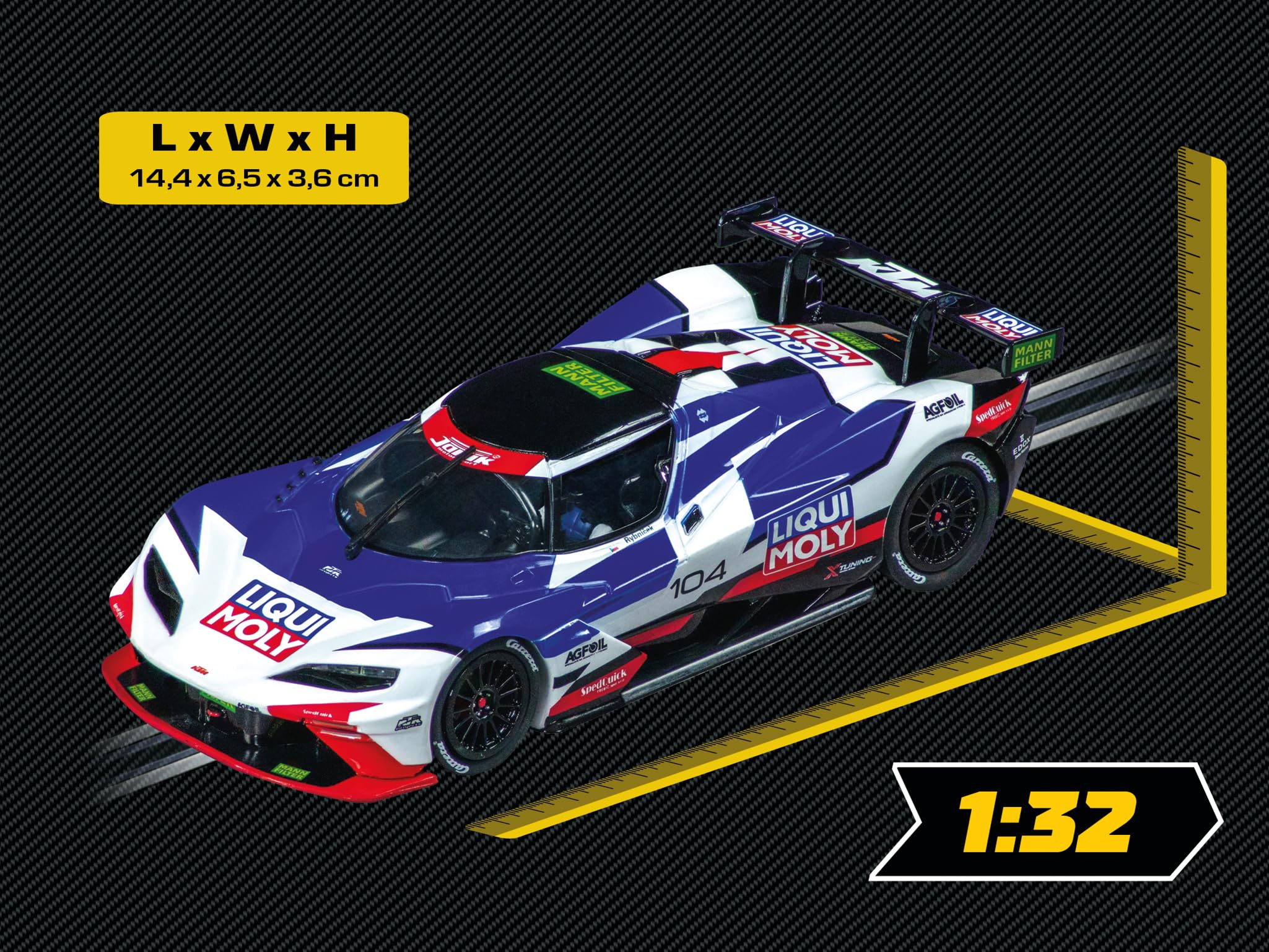 Carrera - 20031076 - KX-BOW GTX Liqui Moly, No.104