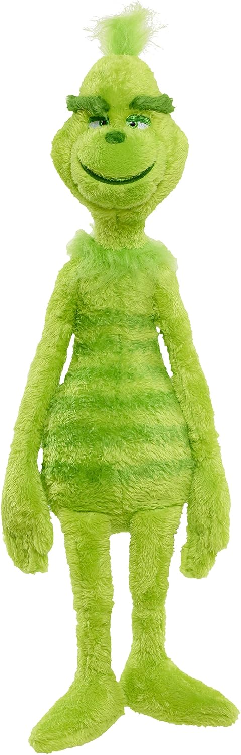 Grinch Plush Gift Set With Removable Santa Suit, Green