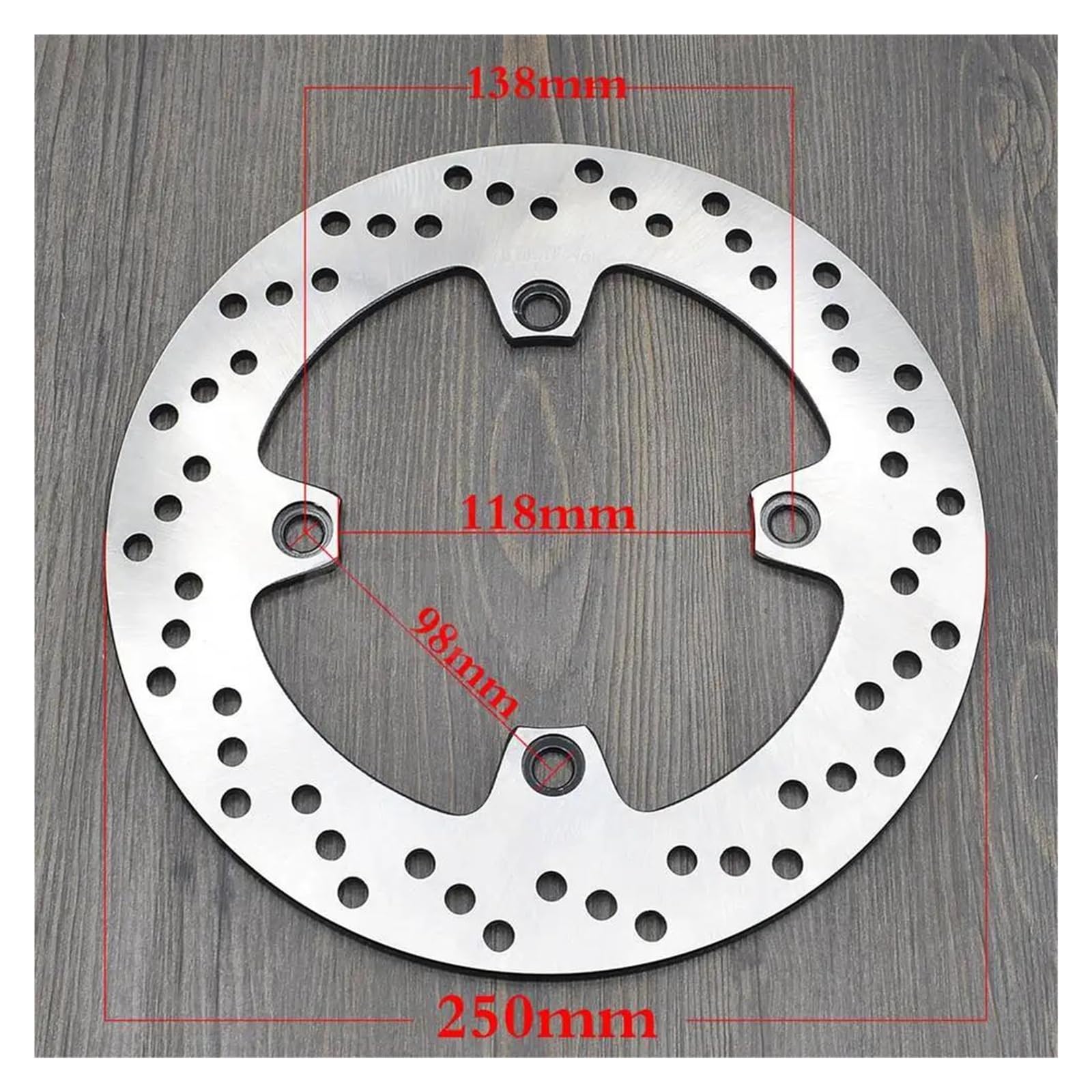 Disco Freno Posteriore Per Moto Da 250 Mm Per SU&ZUKI AN650 K3 BU&RGMA&N/Skywave 2002-2003