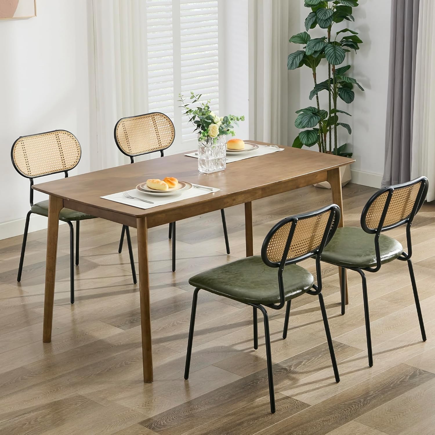 TYBOATLE Dining Chairs Set of Rattan Kitchen Jamaica Ubuy